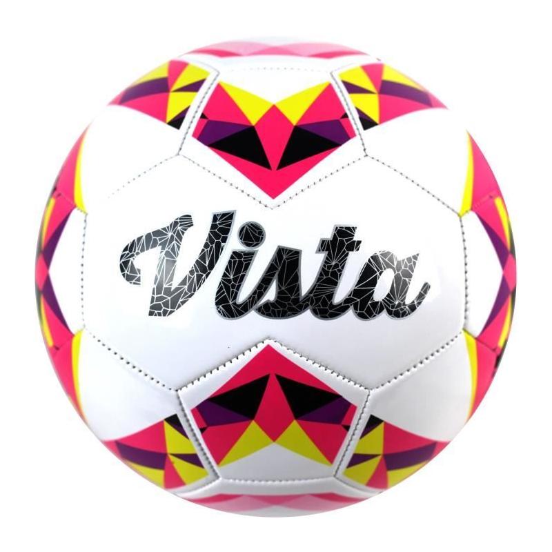 Ballon football DUARIG Vista Jaune et rose T5