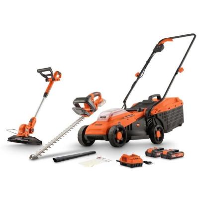 Combinaison parfaite: Tondeuse, Coupe-bordure et Taille-haie DUAL POWER POWDPGBOX25A - 20V