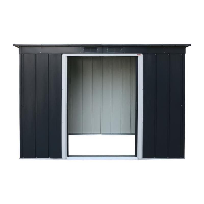 Abri de jardin métal Duramax 3,25m² Anthracite Jardin Chalet
