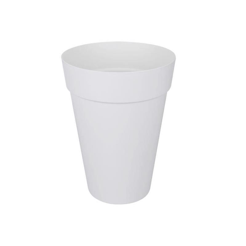 Pot de fleur Elho Plastique Rond Loft Urban Blanc Ø 34 x 45,6 cm 23 l - Décoration florale moderne et élégante