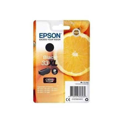 Cartouche d'encre EPSON T3351 XL Noir - Oranges: qualité supérieure!