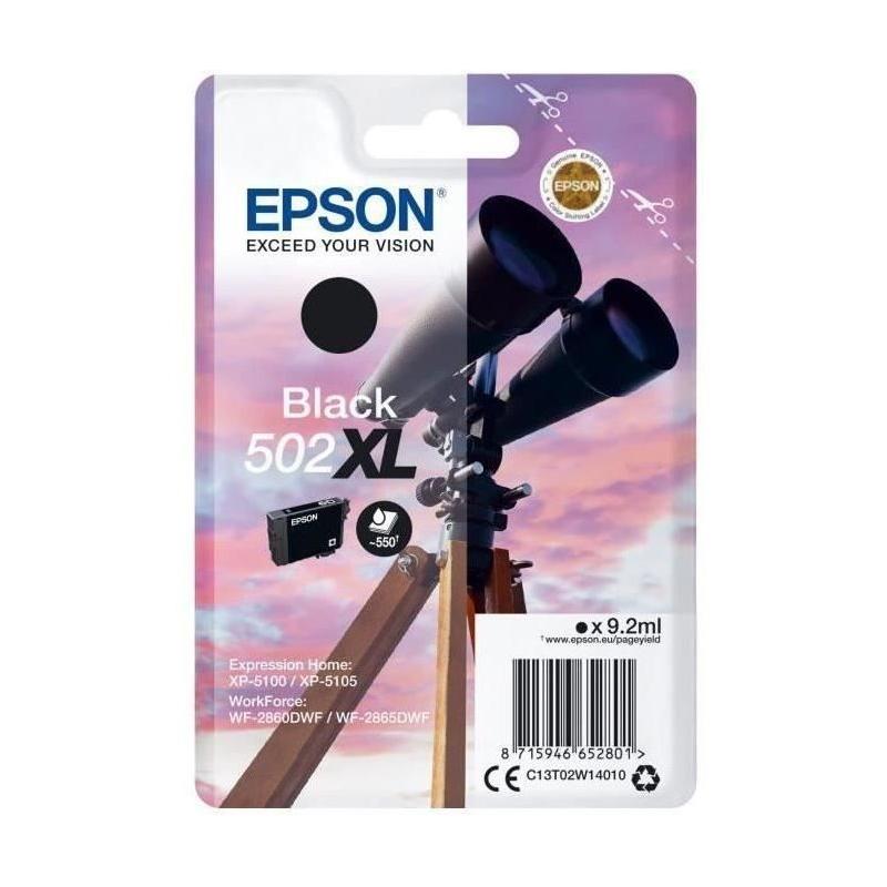 Cartouche d'encre EPSON 502 XL Noir - Qualité Jumelles