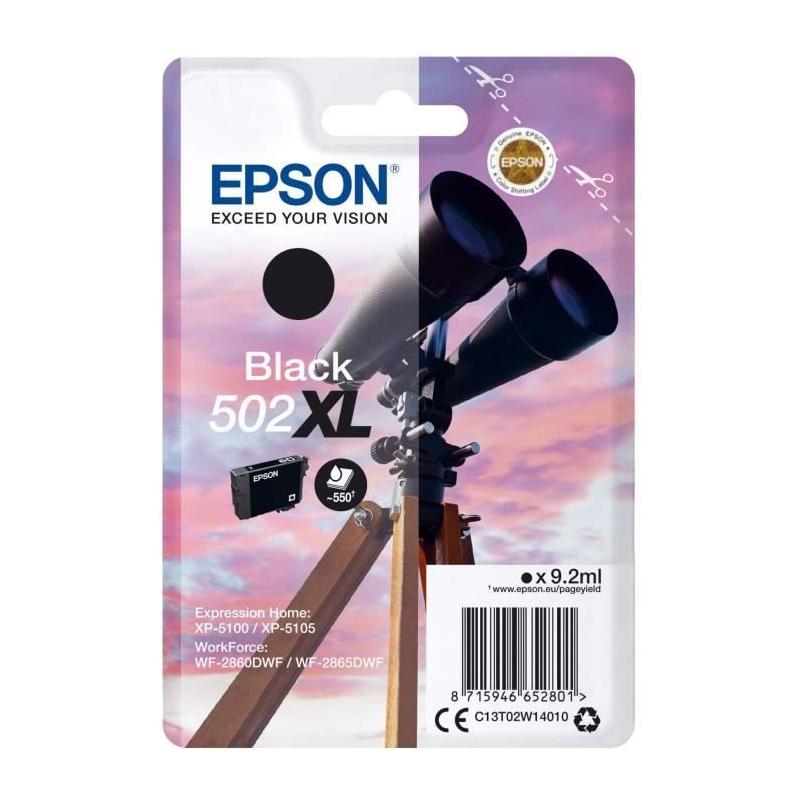 Cartouche d'encre EPSON 502 XL Noir - Qualité Jumelles