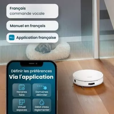 EZICLEAN All In One Z12 Ultra - Robot aspirateur laveur connecté