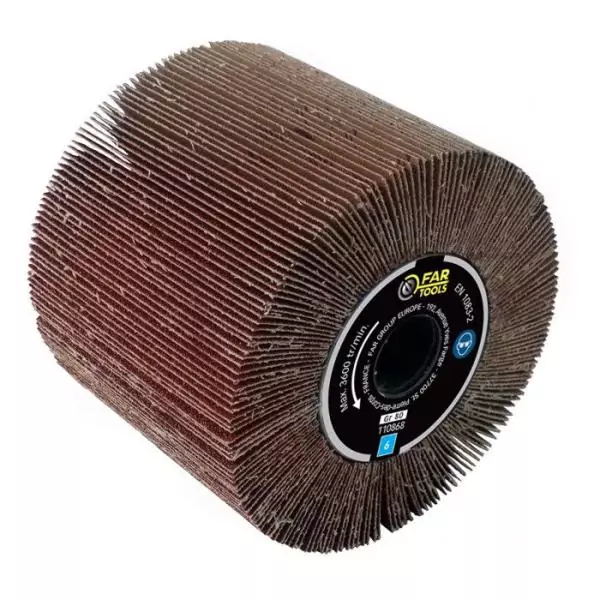 Brosse a lamelles pour rénovateur - FARTOOLS - Ø 120 mm - Alésage 20 mm - Ponçage surfaces planes