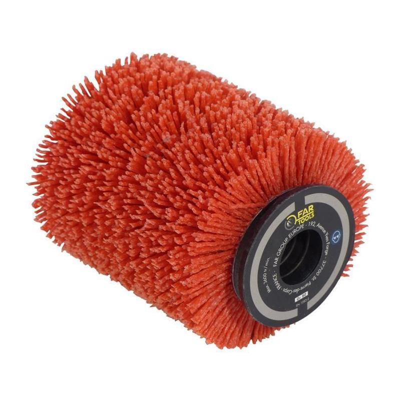 Brosse nylon abrasifs FARTOOLS Ø80mm L 100mm - Pour nettoyer