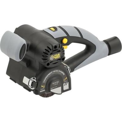Rénovateur compact 420W avec brosse lamelles abrasives Ø80mm