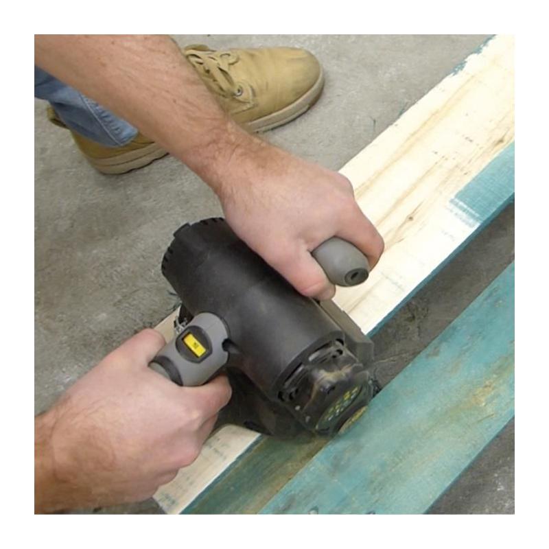 Rénovateur compact 420W avec brosse lamelles abrasives Ø80mm