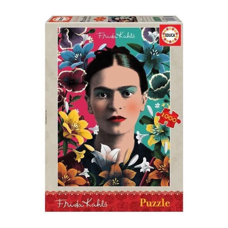 Puzzle 1000 pièces Frida Kahlo - EDUCA - Humains et célébrités