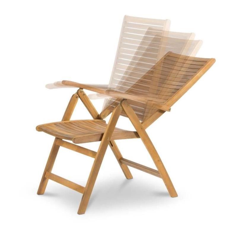 Chaise de jardin réglable pour un confort optimal
