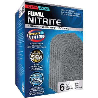 Filtre anti-nitrate Fluval 307/407 - 6 pcs - Bleu pour poissons d'eau froide