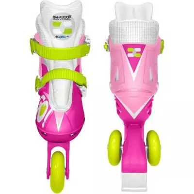 Patins en Ligne 2 en 1 Fille Taille 27-30 - SKIDS CONTROL Patins en Ligne 2 en 1 Fille Taille 27-30 - SKIDS CONTROL