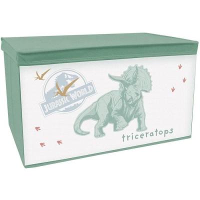 Coffre à jouets dinosaures Jurassic World - Pratique et amusant!