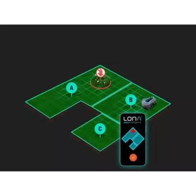 Tondeuse robot GARDENA Smart SILENO Free 800 - Sans câbles - Surface 800 m²