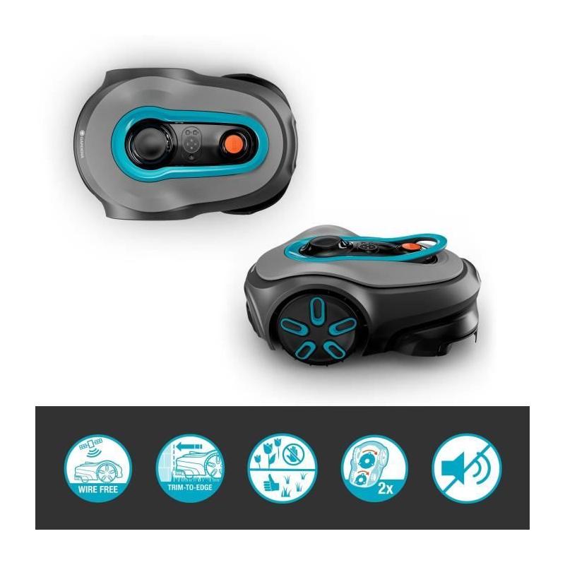 Tondeuse robot GARDENA Smart SILENO Free 1200 - Surface 1200m²
