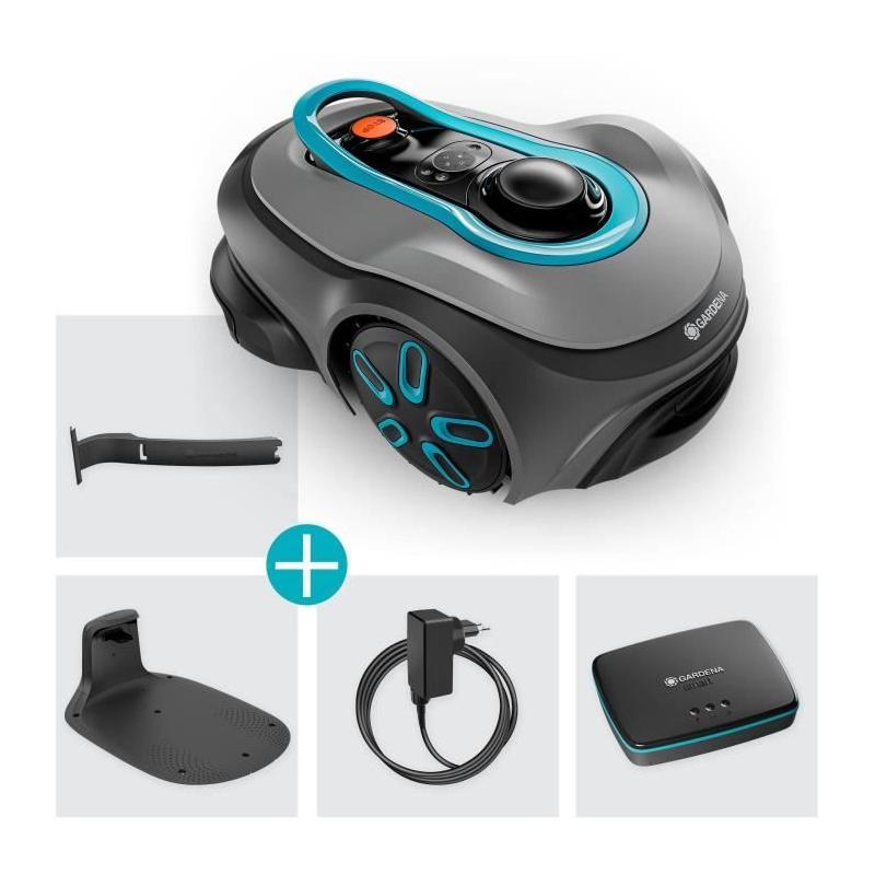 Tondeuse robot GARDENA Smart SILENO Free 1500 - Sans câbles - 1500m²