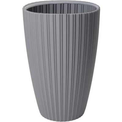Pot de fleurs Garden ID Fancy - 40 x 58 cm - Gris clair