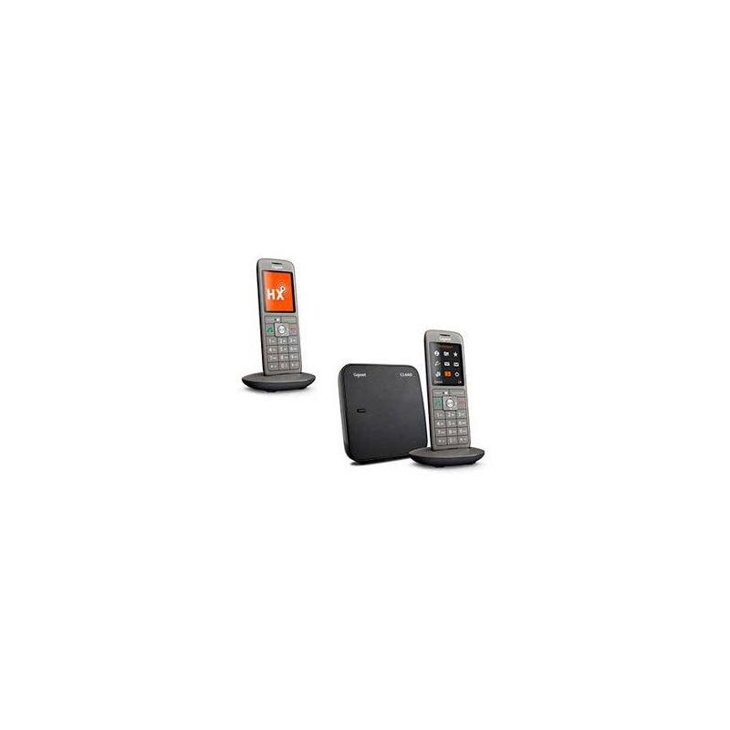 Téléphone Fixe sans fil - GIGASET CL 660 Duo Anthracite - Performant et élégant