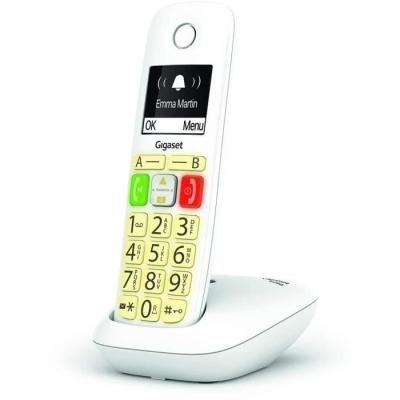 Téléphone Fixe sans Fil - GIGASET E290 Duo Blanc - Son Amplifié