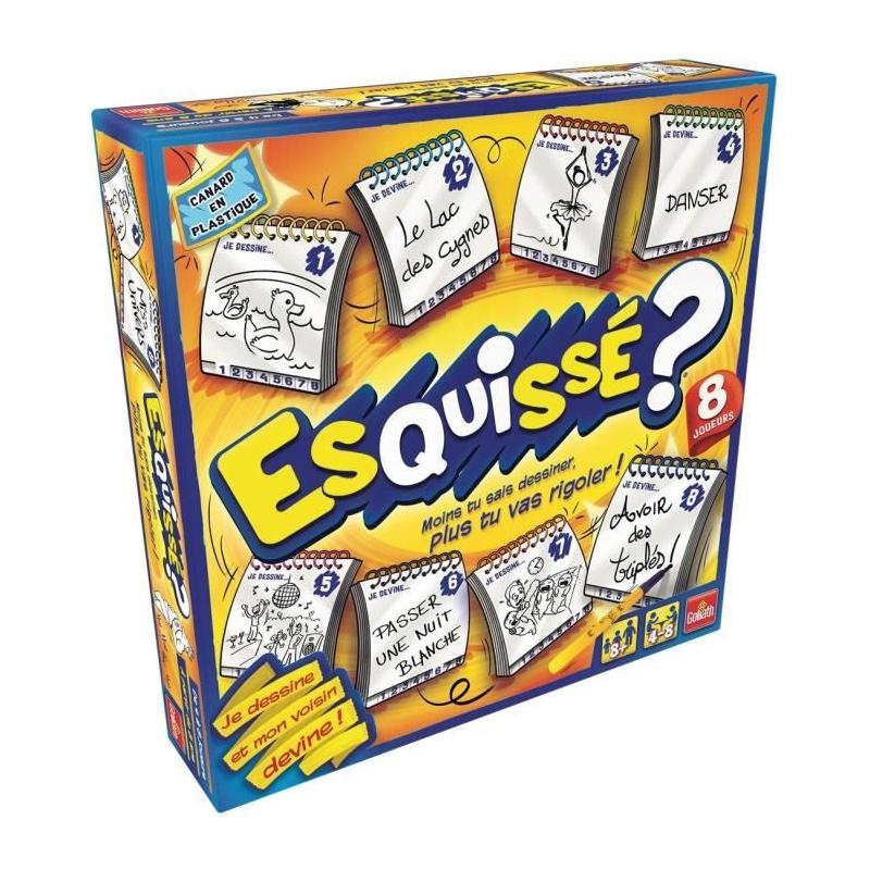 Jeu d'ambiance Esquissé 8 joueurs: dessinez et devinez vite!