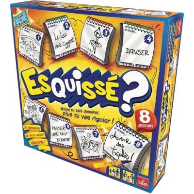 Jeu d'ambiance Esquissé 8 joueurs: dessinez et devinez vite!