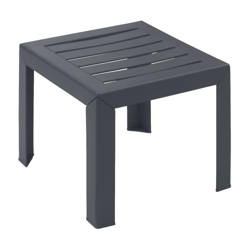 Table basse GROSFILLEX Miami Anthracite 40x40 - Style et solidité