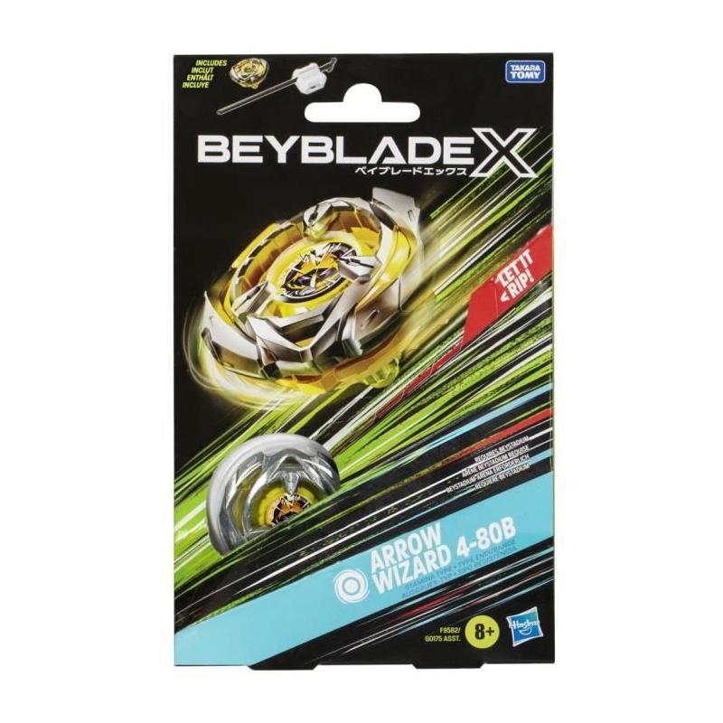 Beyblade X Starter Pack Arrow Wizard 4-80B - Toupie de compétition endurance !
