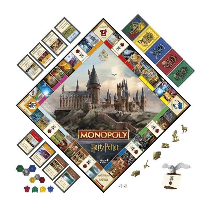 Monopoly Harry Potter: Aventures magiques à Poudlard!