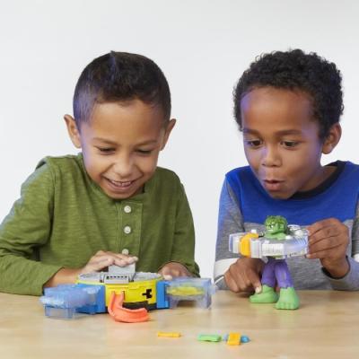 Coffret Play-Doh Hulk Écrase tout - Pâte à modeler Marvel