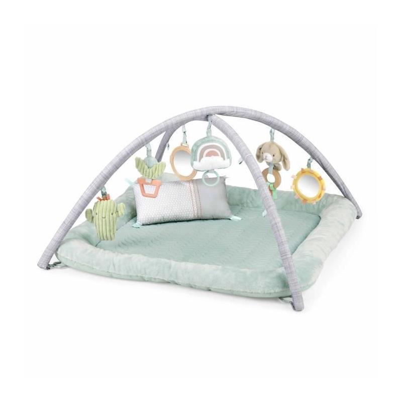 Tapis d'éveil bébé Calm Spring avec 6 jouets sensoriels