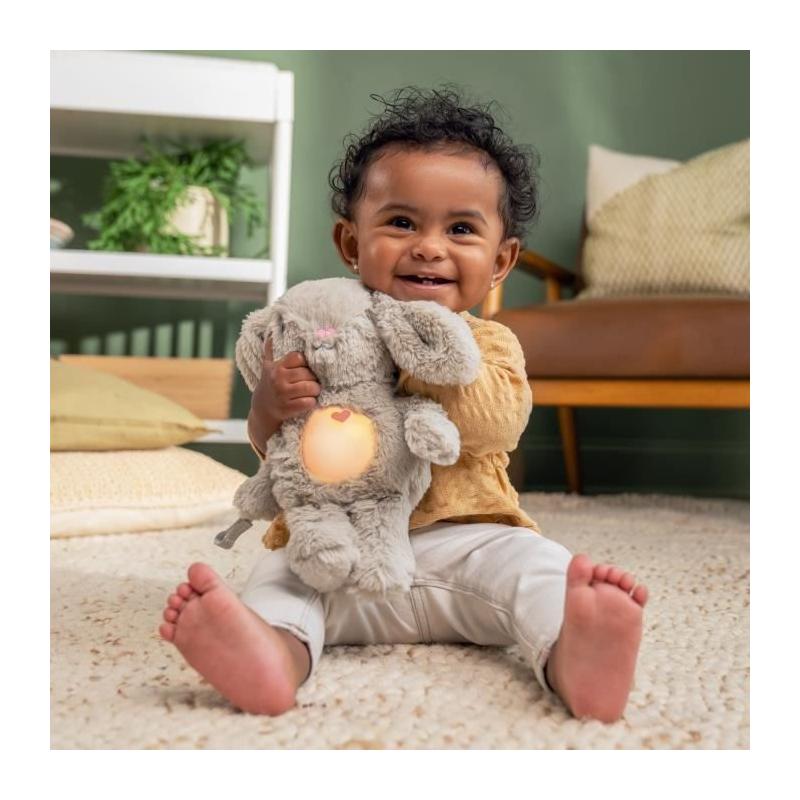 Veilleuse musicale et apaisante pour bébé - Doudou lapin Sylvie