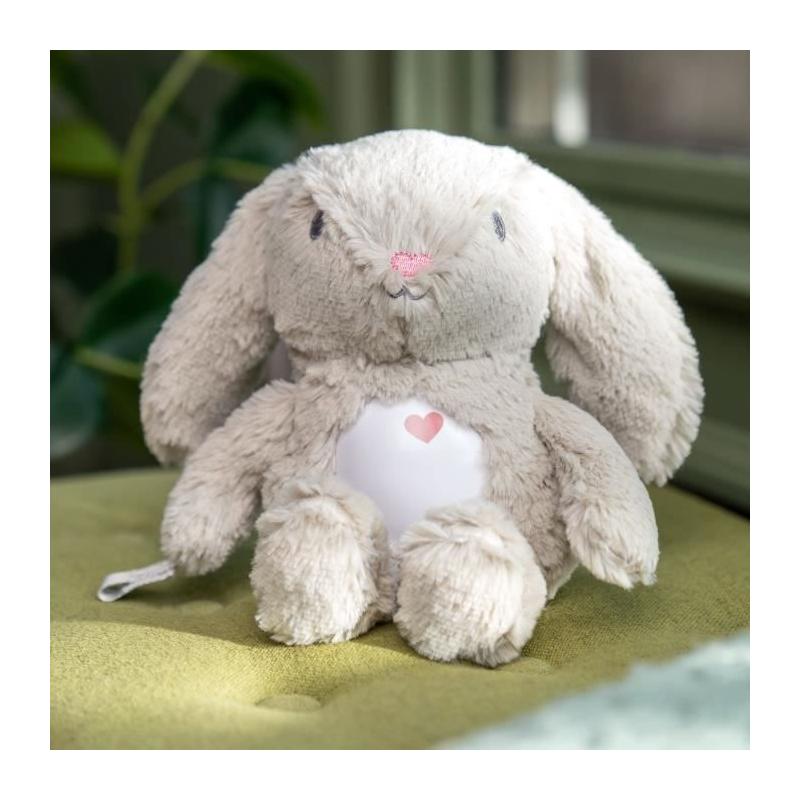Veilleuse musicale et apaisante pour bébé - Doudou lapin Sylvie