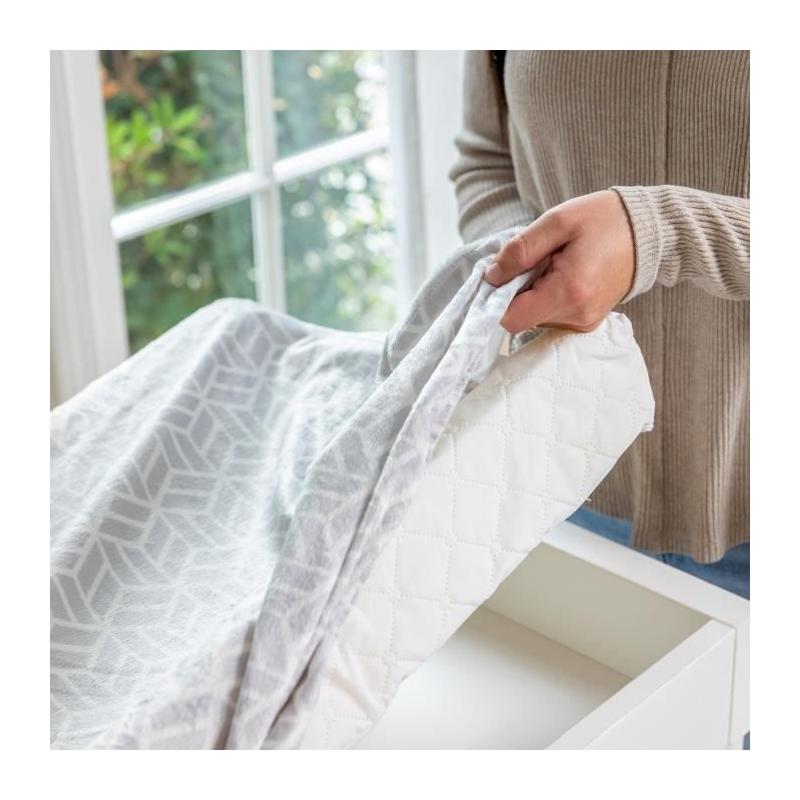 Matelas à langer complet pour bébé: housse imperméable, ultra-moelleuse et serviette!