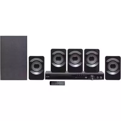 Système Home cinéma 5.1 INOVALLEY avec caisson de basse Bluetooth et lecteur DVD
