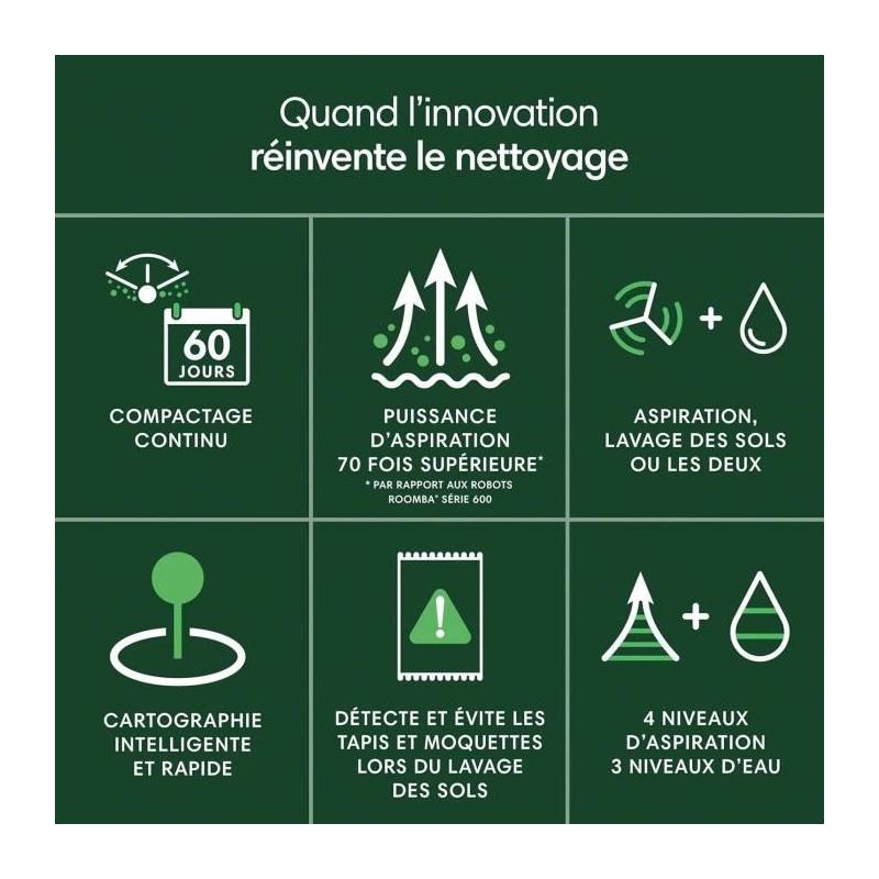 Aspirateur Robot iRobot Roomba 205 - Noir - Garantie 2 ans