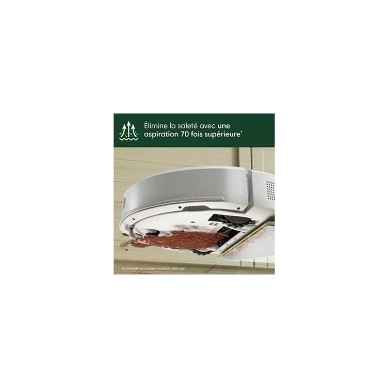 Aspirateur balai robot iRobot Roomba 105 Combo - Blanc
