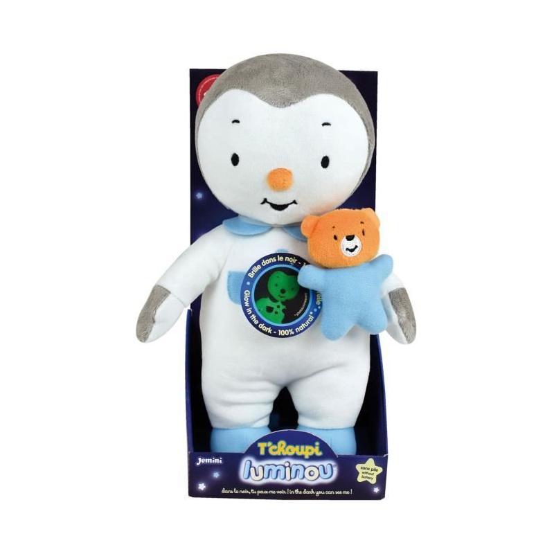 Peluche T'choupi Luminou 25cm - Douceur et lumière assurées!