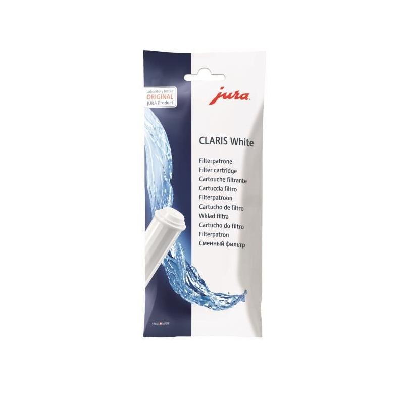 Filtre à eau JURA Cartouche Claris White - Accessoire Petit Déjeuner