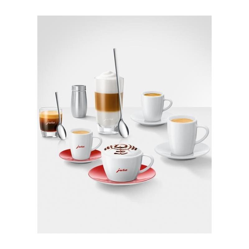 Ensemble 6 cuillères latte JURA Macchiato - Inox