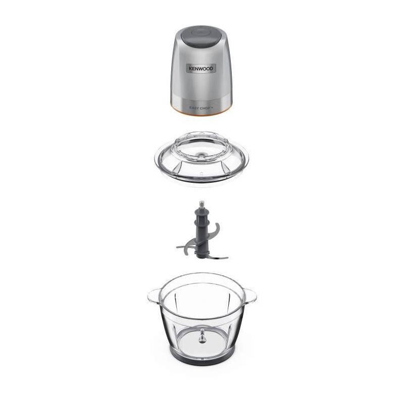 Mini-hachoir KENWOOD CHP62.400S Easy Chop+ - 4 lames inox - 600 ML - 2 vitesses