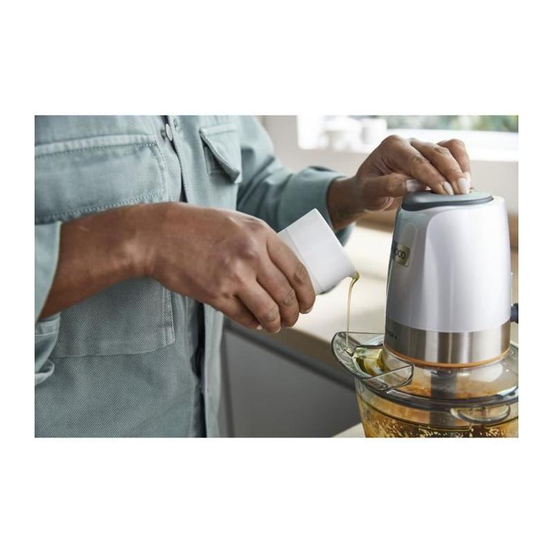 Mini-hachoir KENWOOD CHP62.400S Easy Chop+ - 4 lames inox - 600 ML - 2 vitesses