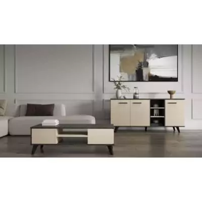 Ensemble salon élégant - KENT- Chene de fil / Sidewalk