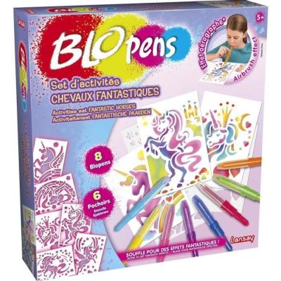Découvrez les BLOPENS Chevaux Fantastiques - Effet aérographe !