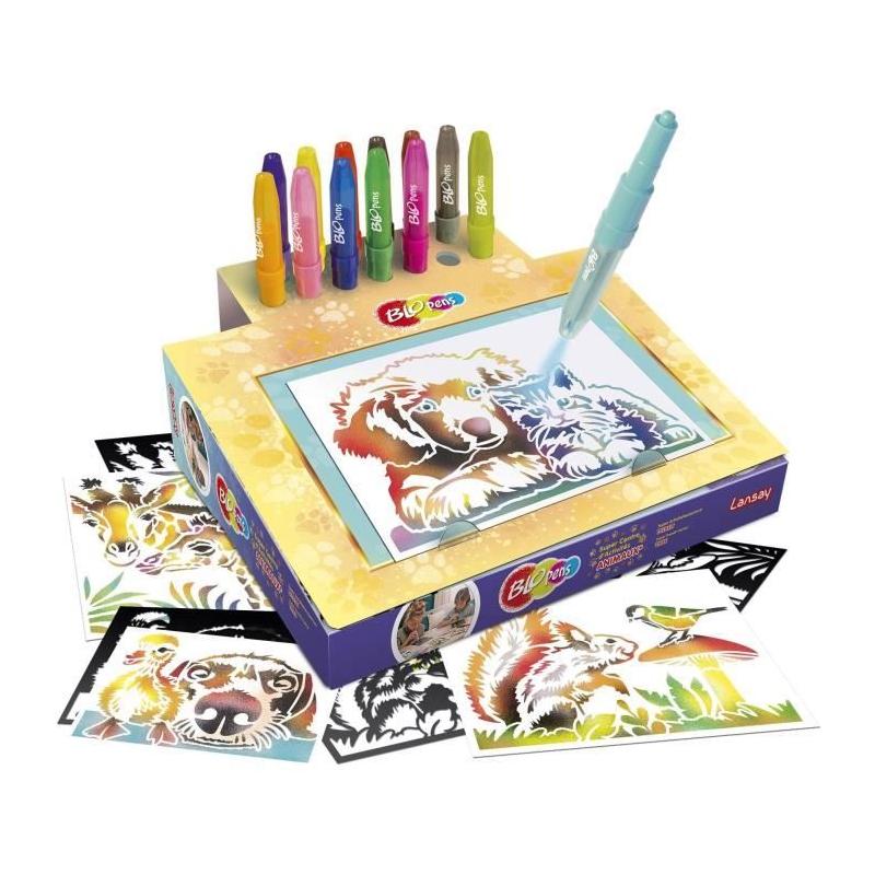 Jeu de coloriage amusant pour enfants - Blopens Animaux de LANSAY