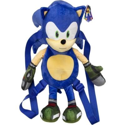 Sac à dos en peluche Sonic - le compagnon idéal pour les fans!