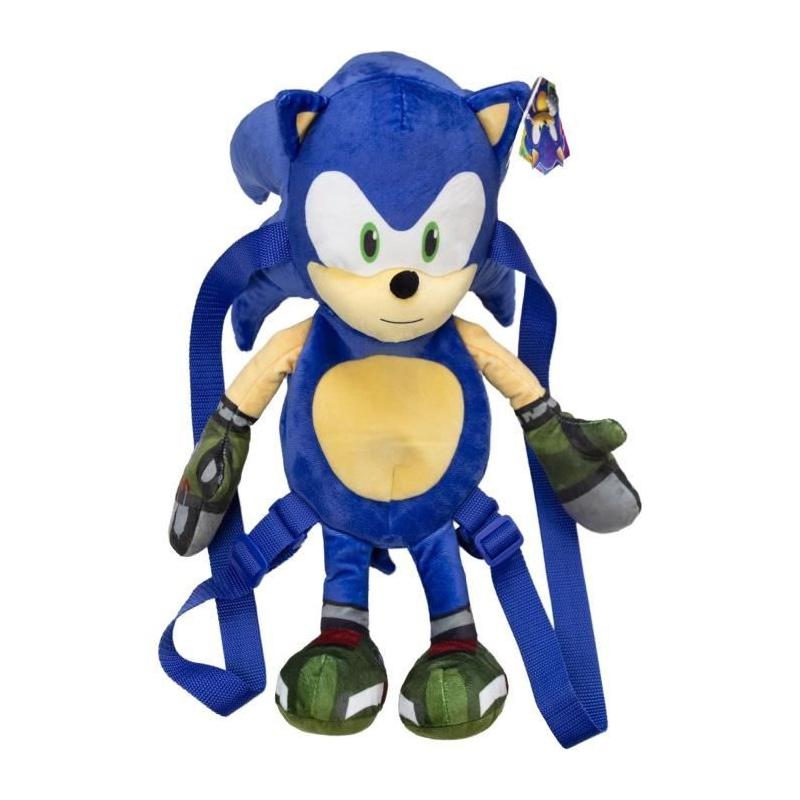 Sac à dos en peluche Sonic - le compagnon idéal pour les fans!