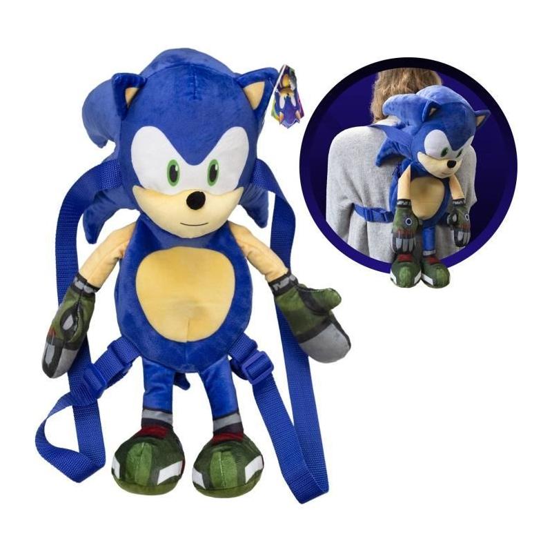 Sac à dos en peluche Sonic - le compagnon idéal pour les fans!