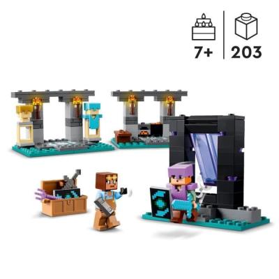 Assemblez l'Armurerie LEGO Minecraft avec Alex!