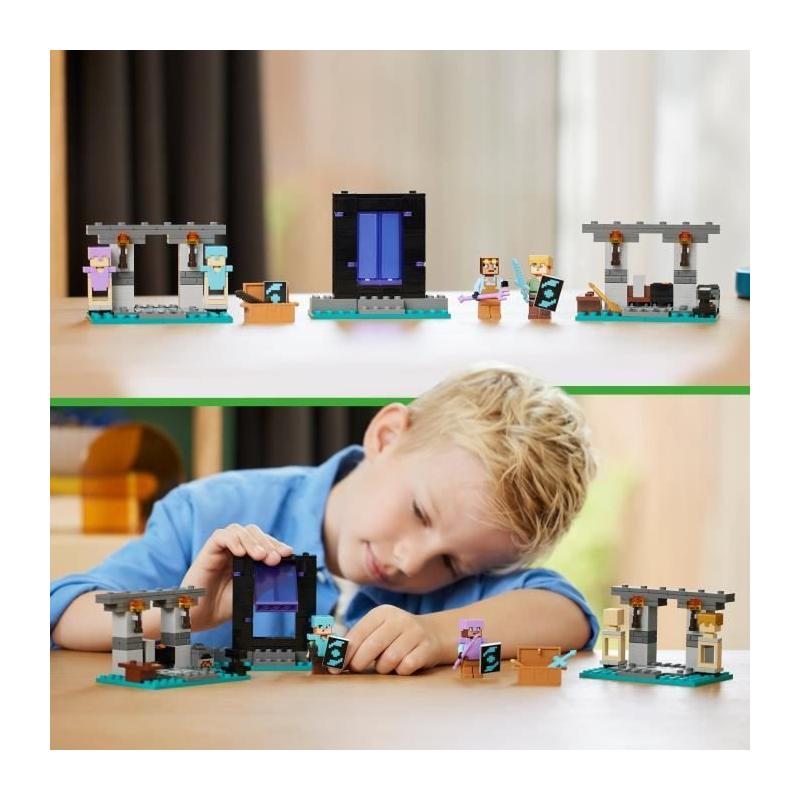 Assemblez l'Armurerie LEGO Minecraft avec Alex!