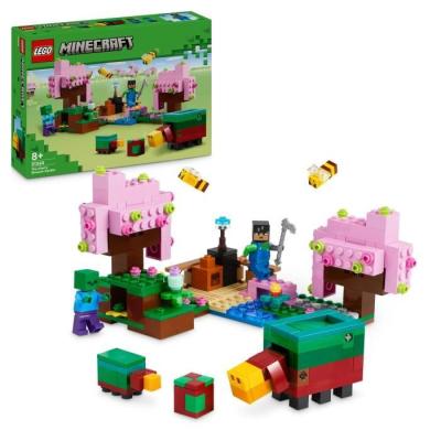 LEGO Minecraft 21260: Explorez le jardin des cerisiers en fleurs - Minifigurines du jeu vidéo